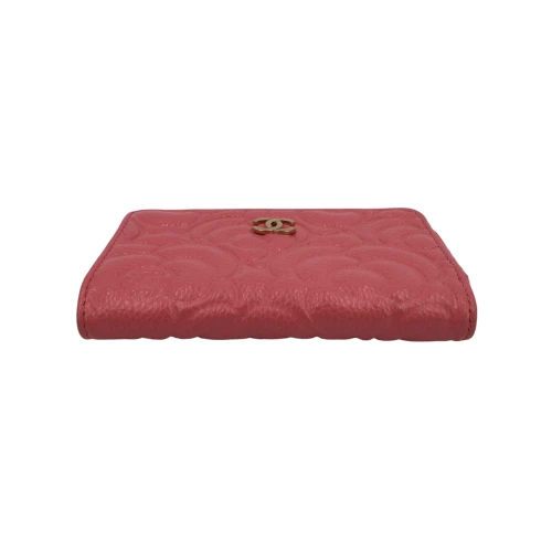 Chanel Key Pouch Camellia Calfskin Pink Chanel Chanel 8