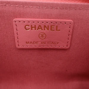 Chanel Key Pouch Camellia Calfskin Pink Chanel Chanel 28