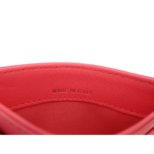 Chanel Card Holder Lambskin Coral Pink Chanel Chanel 13