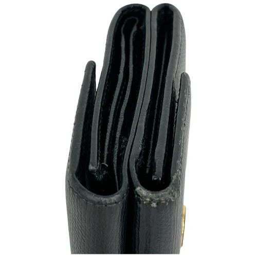 Chanel Coco Trifold Wallet Black Chanel Chanel 13