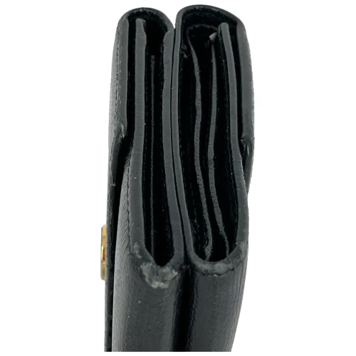 Chanel Coco Trifold Wallet Black Chanel Chanel 12