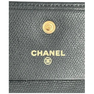Chanel Coco Trifold Wallet Black Chanel Chanel 32