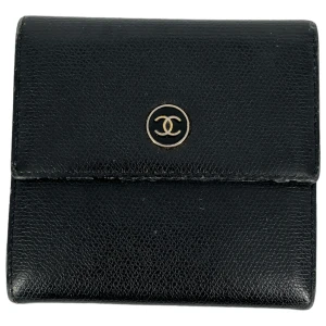 Chanel Coco Trifold Wallet Black Chanel Chanel 21