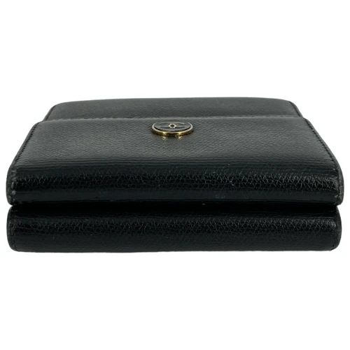 Chanel Coco Trifold Wallet Black Chanel Chanel 8