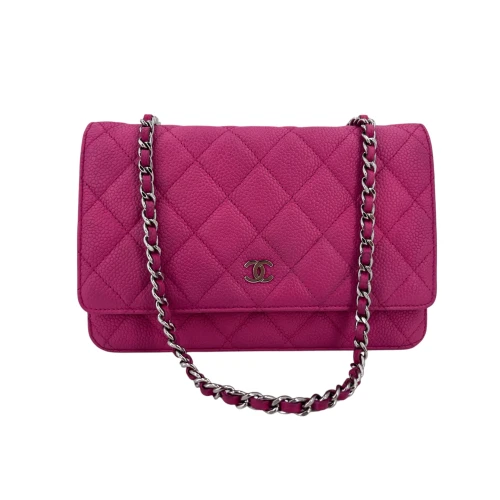 Chanel Wallet on Chain WOC Calfskin Pink Chanel Chanel