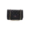 Chanel Wallet on Chain WOC Pelle di agnello Nera Chanel Chanel 16