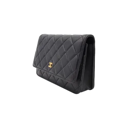 Chanel Wallet on Chain WOC Pelle di agnello Nera Chanel Chanel 4