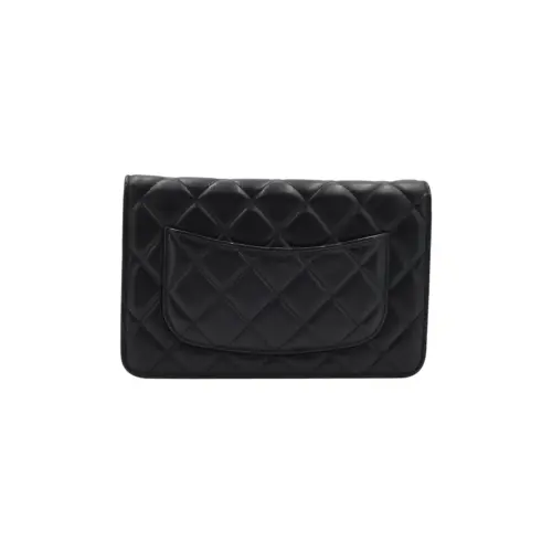 Chanel Wallet on Chain WOC Pelle di agnello Nera Chanel Chanel 5