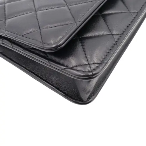 Chanel Wallet on Chain WOC Pelle di agnello Nera Chanel Chanel 8