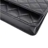 Chanel Wallet on Chain WOC Pelle di agnello Nera Chanel Chanel 24