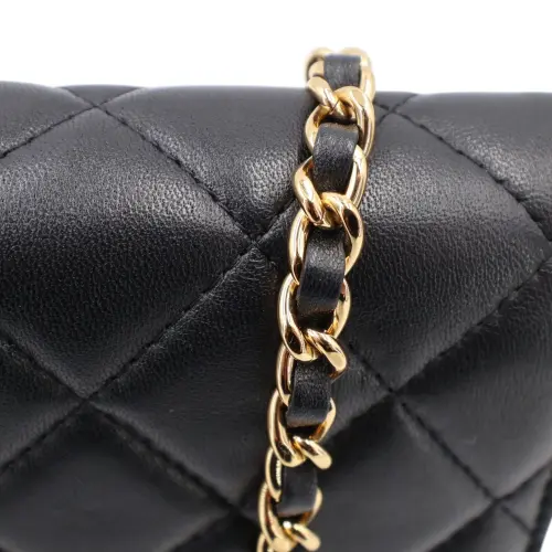 Chanel Wallet on Chain WOC Pelle di agnello Nera Chanel Chanel 11