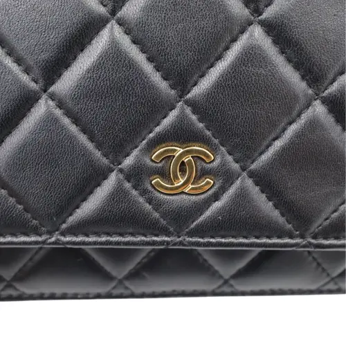 Chanel Wallet on Chain WOC Pelle di agnello Nera Chanel Chanel 10