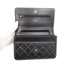 Chanel Wallet on Chain WOC Pelle di agnello Nera Chanel Chanel 27