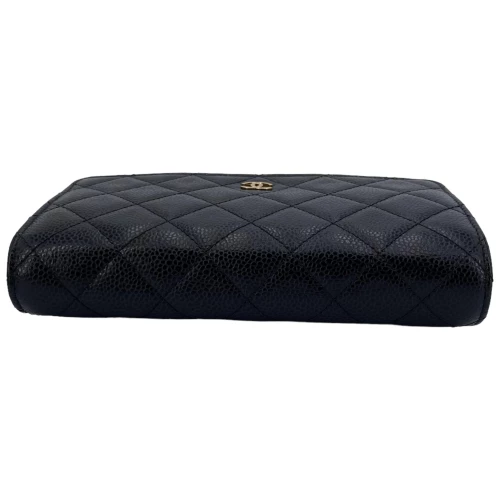 Chanel Wallet on Chain WOC Pochette Calfskin Black Chanel Chanel 12