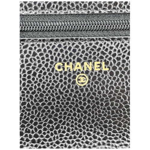 Chanel Wallet on Chain WOC Pochette Calfskin Black Chanel Chanel 15