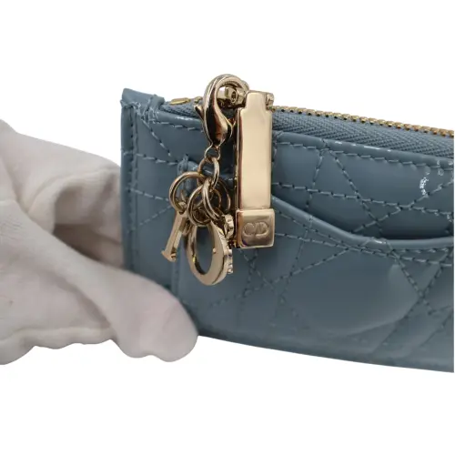 Christian Dior Lady Dior Cosmos Card Holder Light Blue Dior Dior 10