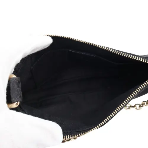 Gucci GG Canvas Nail Chain Pochette Black Gucci Gucci 14 Gucci GG Canvas Nail Chain Pochette Black Gucci Gucci 14