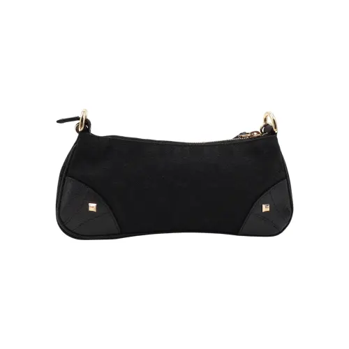 Gucci GG Canvas Nail Chain Pochette Black Gucci Gucci 8 Gucci GG Canvas Nail Chain Pochette Black Gucci Gucci 8