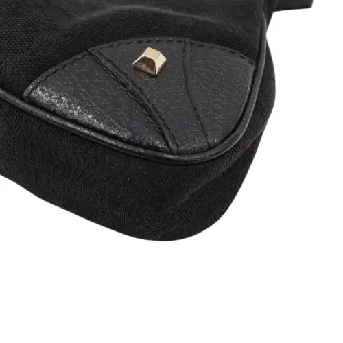 Gucci GG Canvas Nail Chain Pochette Black Gucci Gucci 12 Gucci GG Canvas Nail Chain Pochette Black Gucci Gucci 12