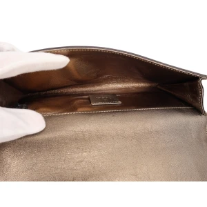 Gucci Romy Clutch Gold Metallic Gucci Gucci 23
