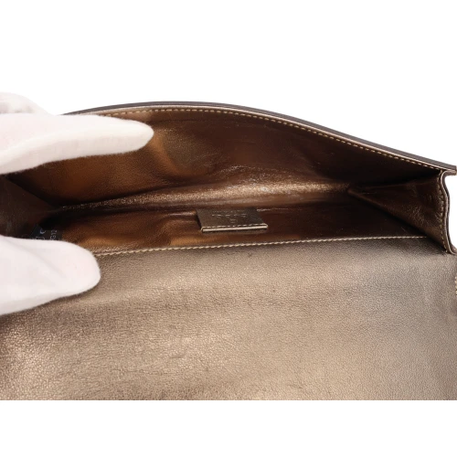 Gucci Romy Clutch Gold Metallic Gucci Gucci 12