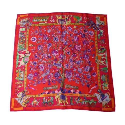 Hermès Carré 90 Fantaisies Indiennes Silk Hermès Hermes 4