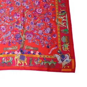Hermès Carré 90 Fantaisies Indiennes Silk Hermès Hermes 26