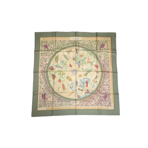 Hermès Carré 90 World Map Silk Hermès Hermes Hermès Carré 90 World Map Silk Hermès Hermes