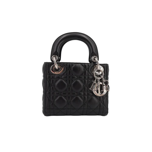 Christian Dior Lady Dior Mini Cannage Black