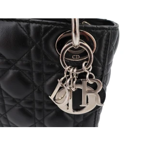 Christian Dior Lady Dior Mini Cannage Black