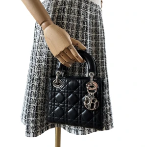 Christian Dior Lady Dior Mini Cannage Black