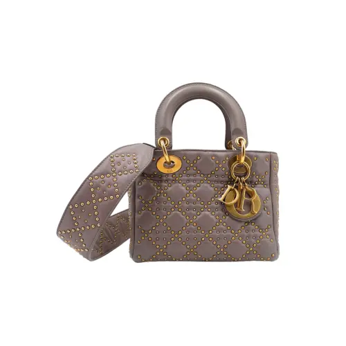 Lady Dior Small Rivets Gray Carrier bags Dior Lady Dior Small Rivets Gray Carrier bags Dior