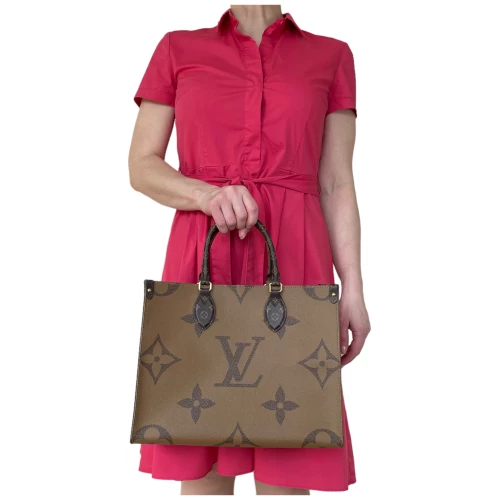 Louis Vuitton Onthego MM Monogram Reverse Canvas Carrier bags Louis Vuitton 6