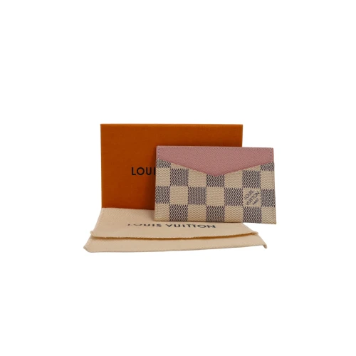 Louis Vuitton card holder Damier Azur Rose Ballerine Limited editions Louis Vuitton 2 Louis Vuitton card holder Damier Azur Rose Ballerine Limited editions Louis Vuitton 2