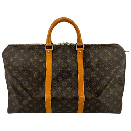 Louis Vuitton Keepall 50 Monogram Canvas Carrier bags Louis Vuitton 4 Louis Vuitton Keepall 50 Monogram Canvas Carrier bags Louis Vuitton 4