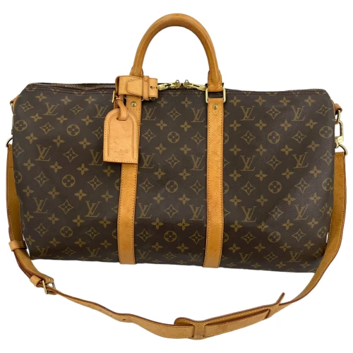 Louis Vuitton Keepall Bandouliere 50 Monogram Canvas Carrier bags Louis Vuitton 4 Louis Vuitton Keepall Bandouliere 50 Monogram Canvas Carrier bags Louis Vuitton 4