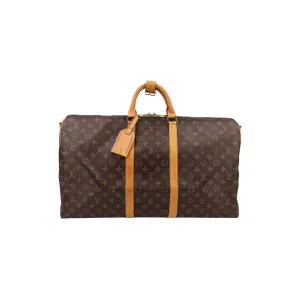 Louis Vuitton Keepall 55 Bandouliere Monogram Canvas Carrier bags Louis Vuitton 28 Louis Vuitton Keepall 55 Bandouliere Monogram Canvas Carrier bags Louis Vuitton 28