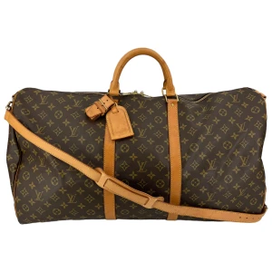 Louis Vuitton Keepall Bandouliere 60 Monogram Canvas Carrier bags Keepall 60 26