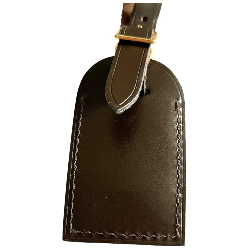 Louis Vuitton Luggage Tag Kuffertmærke Taskemærke Brun Louis Vuitton Louis Vuitton 4