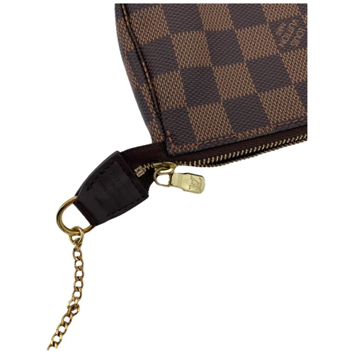 Louis Vuitton Mini Pochette Accessories Damier Ebene Handbags Louis Vuitton 12