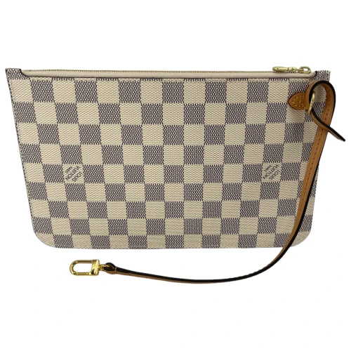 Louis Vuitton Neverfull Pochette Damier Azur Handbags Louis Vuitton 4 Louis Vuitton Neverfull Pochette Damier Azur Handbags Louis Vuitton 4