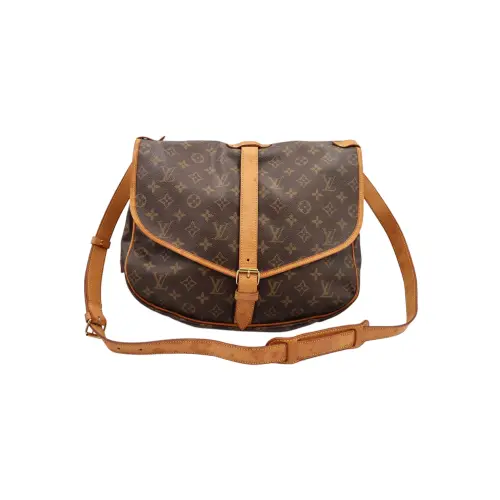 Louis Vuitton Saumur 35 Monogram Canvas Carrier bags Louis Vuitton
