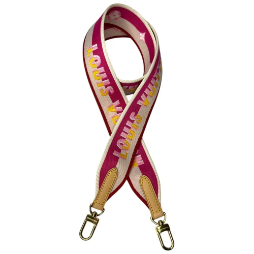 Louis Vuitton Bandouliere Jacquard Schulterriemen Beige Pink Warteliste Louis Vuitton Louis Vuitton Bandouliere Jacquard Schulterriemen Beige Pink Warteliste Louis Vuitton
