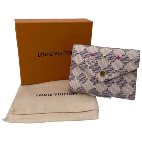 Louis Vuitton Victorine Damier Azure Studs Wallet Limited editions Louis Vuitton 5 Louis Vuitton Victorine Damier Azure Studs Wallet Limited editions Louis Vuitton 5