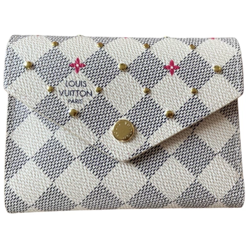 Louis Vuitton Victorine Damier Azure Studs Wallet Limited editions Louis Vuitton 4 Louis Vuitton Victorine Damier Azure Studs Wallet Limited editions Louis Vuitton 4