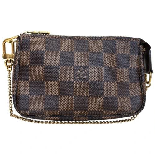 Louis Vuitton Mini Pochette Accessories Damier Ebene Handbags Louis Vuitton 4