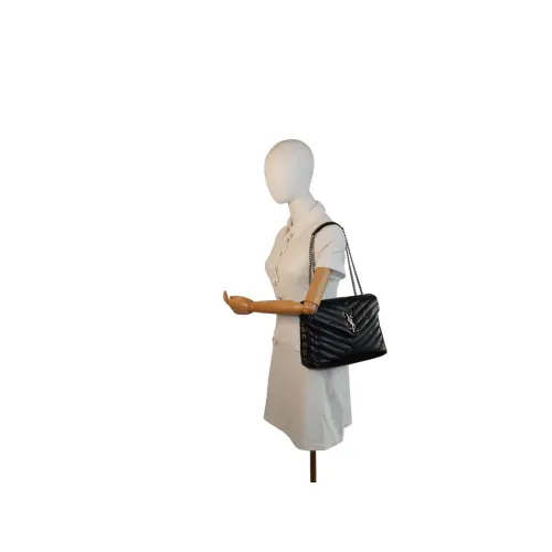 Saint Laurent Loulou Medium Black Handbags Saint Laurent 2