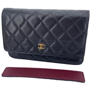Chanel Wallet on Chain WOC Pochette Calfskin Black Chanel Chanel 37