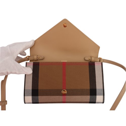 Burberry Hannah House Check Geldbörse
