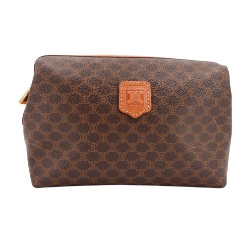Céline Macadam Canvas Clutch Cosmetic Bag Carrier bags Celine